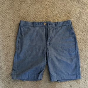 J. Crew Sunwashed Blue Cotton Shorts (Above the knee)
